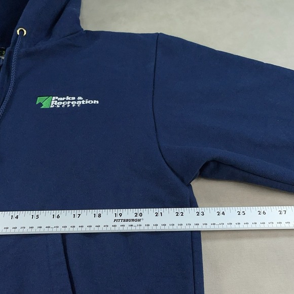 Camber Thermal Lined Full Zip Hoodie Mens Large Parks & Recreation Made In USA - Picture 7 of 12